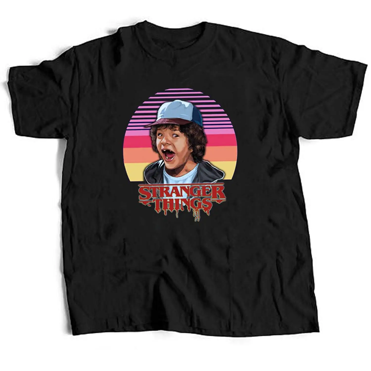 Странные Вещи Вдохновленный ТВ Show Для Мужчин's Дастин взрослых Graphic T Shirt|Мужские