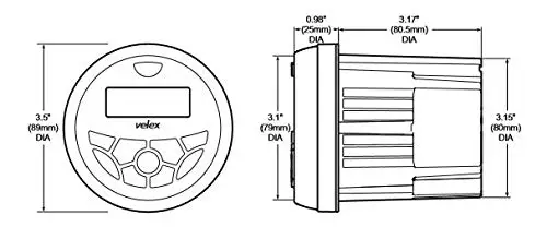 Водонепроницаемый морской стереоприемник Bluetooth с MP3 плеером на DAB +/AM/FM радио и USB