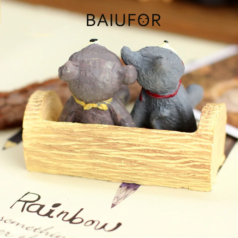 Миниатюрный стул BAIUFOR Сказочная скамейка из смолы в форме гриба сказочное