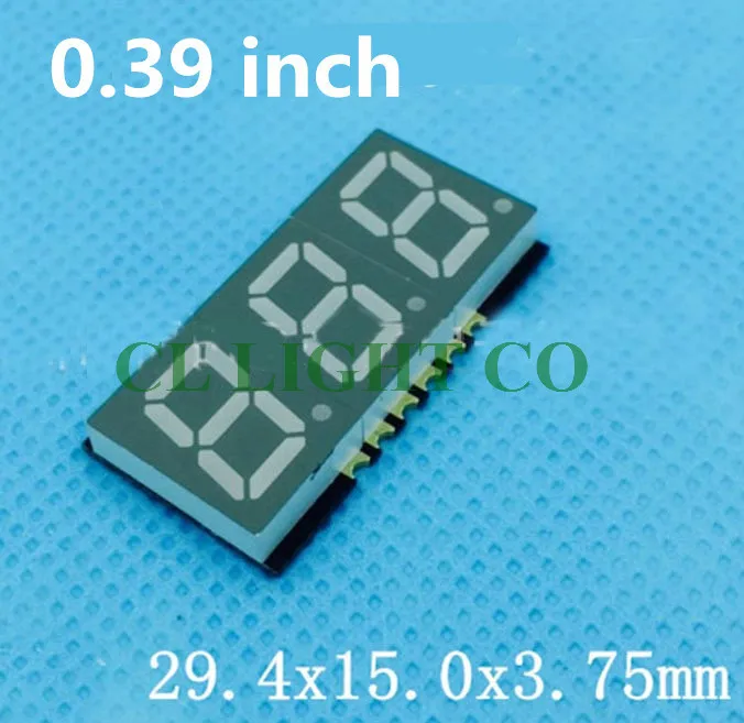 3-битная smd цифровая трубка 0 39 дюйма SMD светодиодный дисплей 29 4 красный