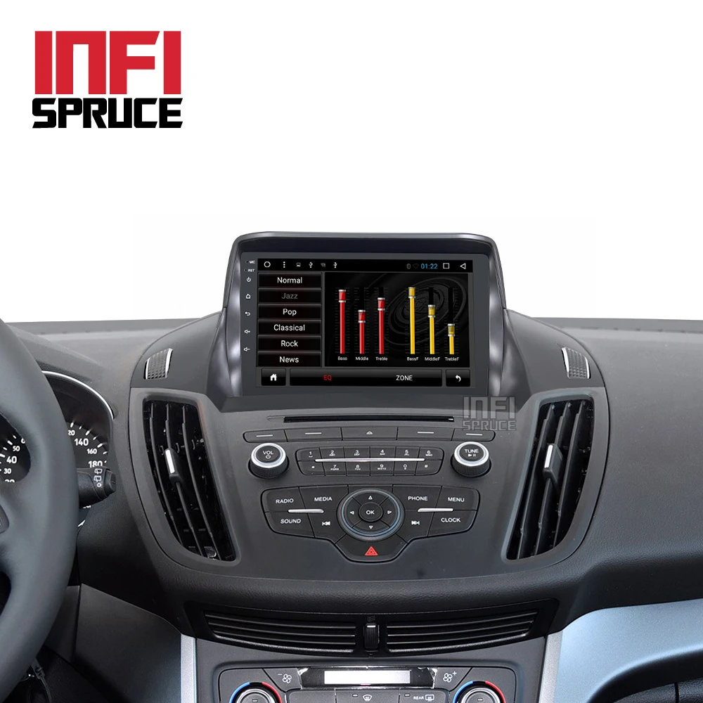 Android 8 1 автомобильный dvd для Ford Kuga Focus c-max с радио gps медиаплеер ips навигация din