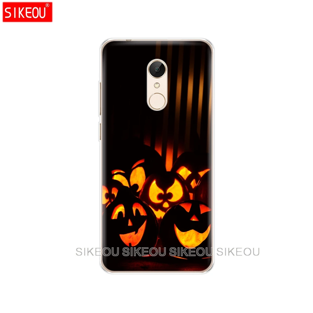 Силиконовый чехол для телефона Xiaomi redmi S2 Y2 6 5 2 3 3s pro PLUS note 4 4X 4A 5A 6A с тыквой на