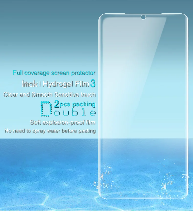 Imak Гидрогелевая пленка для Xiao mi 9 mi 9 Lite Pro задняя Передняя Задняя Защитная Прозрачная Олеофобная пленка