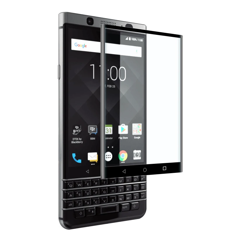 Полноэкранная 3D стеклянная пленка для BlackBerry KEYone Mercury DTEK70 закаленное стекло