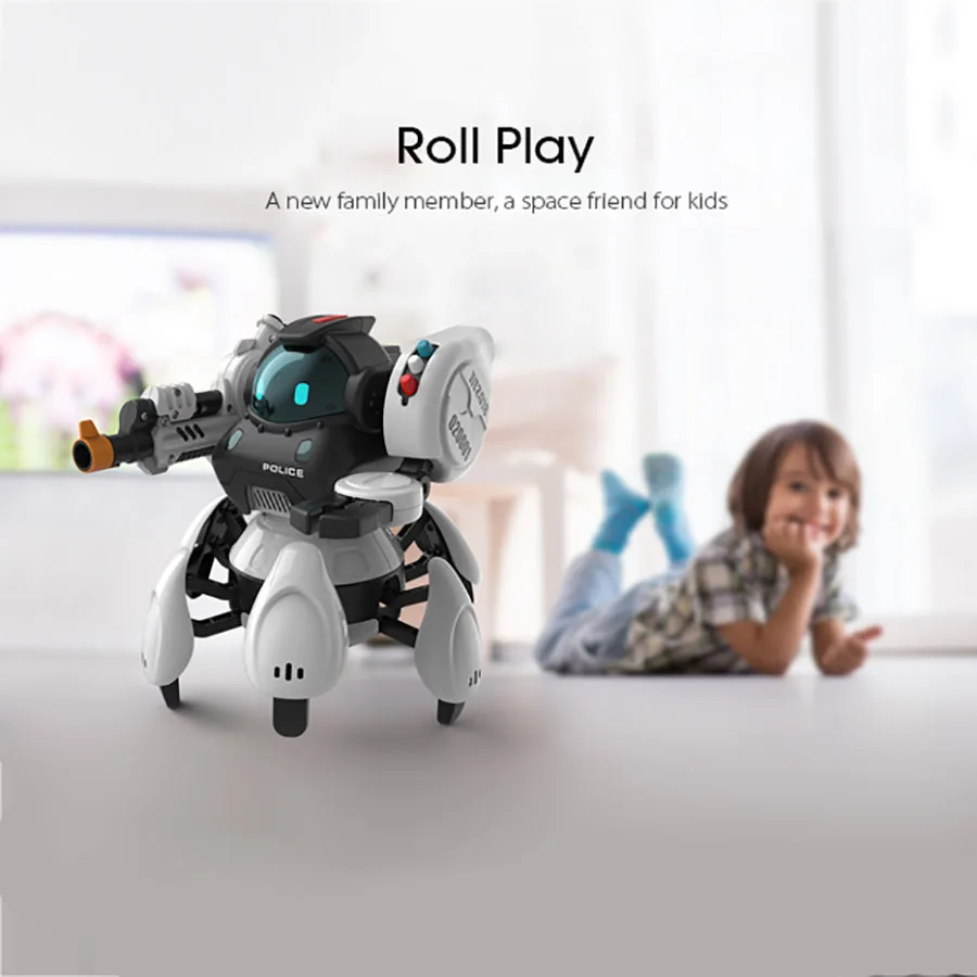 RC робот музыка Блестящий жесты дистанционного управления электрические
