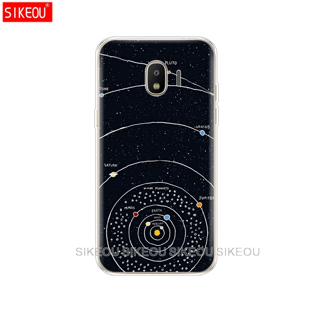 Силиконовый чехол для телефона Samsung Galaxy J3 J5 J7 2017 J330 J530 J730 PRO j2 2018 космос луна милые