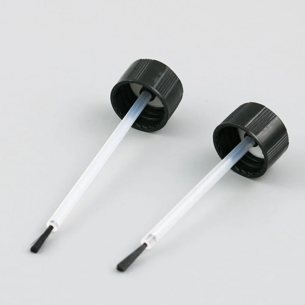 

12 x 5ml 10ml 20ml 30ml 50ml 100ml Refillable Silver Glass Bottle With Brush Cap 1OZ 2/3oz Glass Cosmetic Nail polish Bottle
