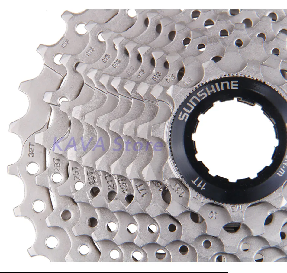 SUNSHINE дорожный велосипед Freewheel 10 скоростей 11-32T велосипедный маховик стальной 10S кассета свободного хода совместимый для SHIMANO 5700 4700 4600