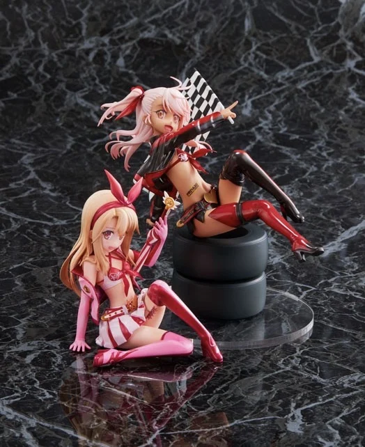Аниме Fate/kaleid liner Illya Priya Racing Chloe Sexy Bunny Girls Pvc Figure Model Toy|Игровые фигурки и