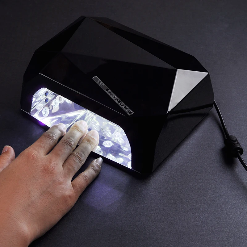 Лампа для сушки гель лака с автоматическим датчиком 36 Вт|light up drinking cups|light blue long