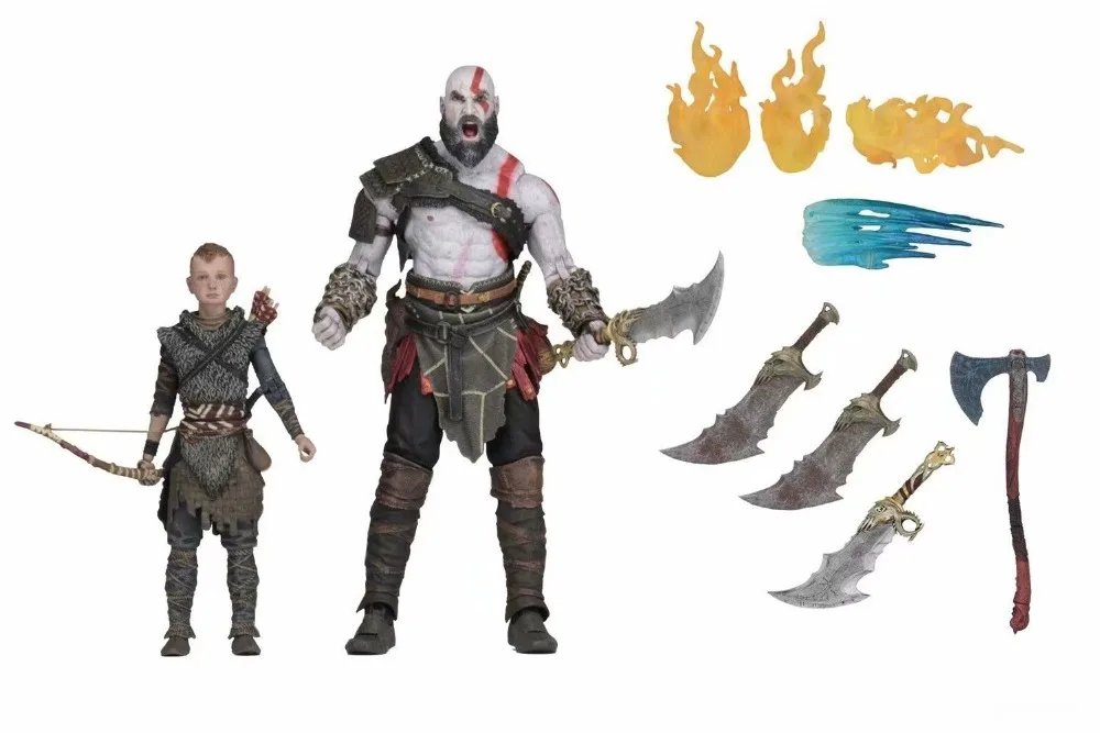 Новая экшн фигурка GOD OF WAR критос и атреус 2 упаковки ПВХ фигурки Коллекционная
