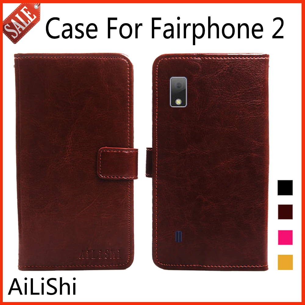AiLiShi Роскошный кожаный чехол для телефона Fairphone 2 в виде книги защитный кошелек