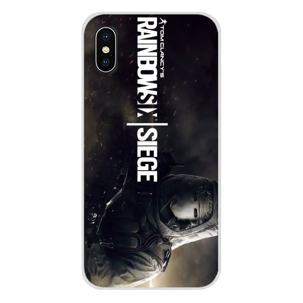 Силиконовый чехол для телефона rainbow six siege characters Apple iPhone X XR XS MAX 4 4S 5 5S 5C SE 6 6S 7 8 Plus ipod