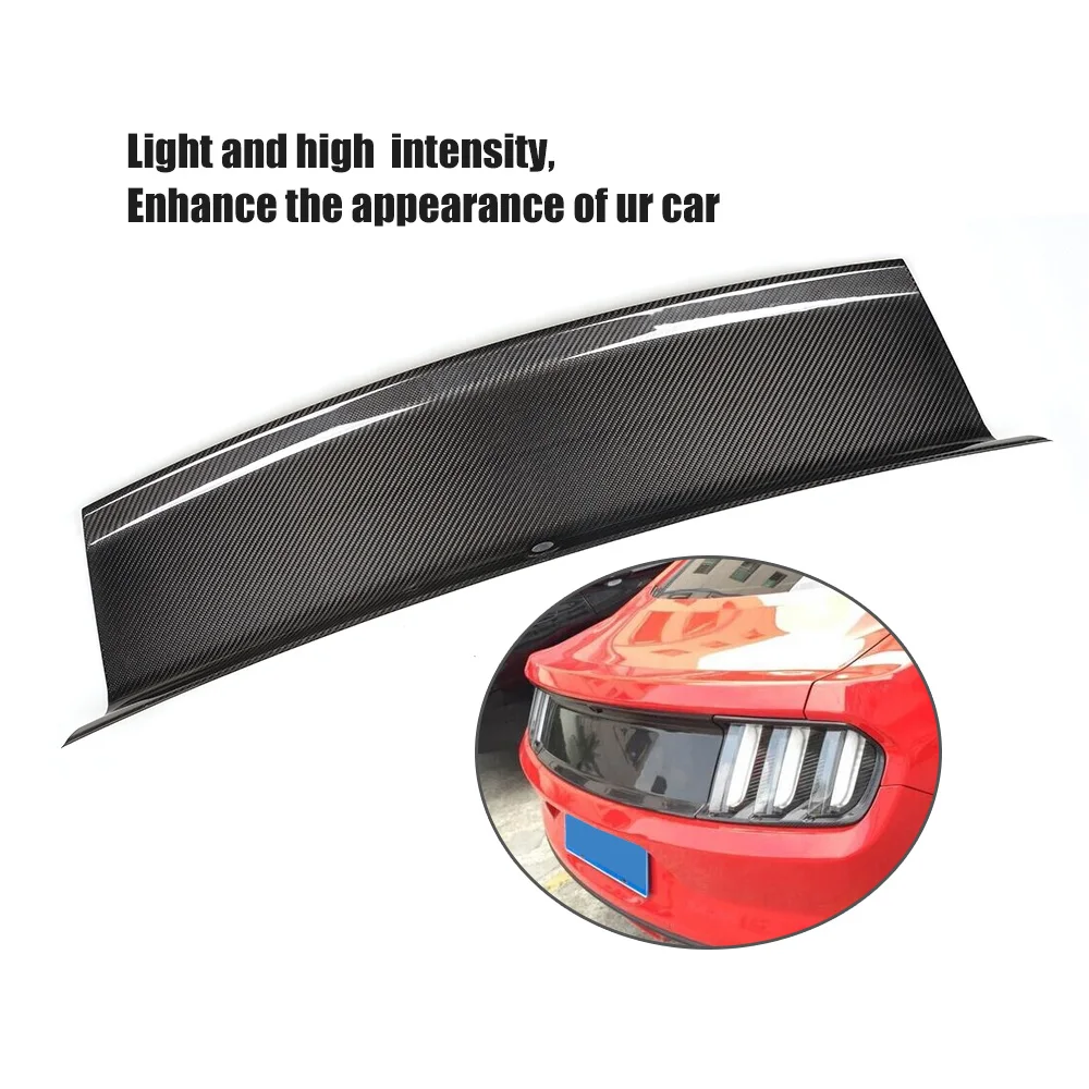 Задний спойлер для багажника автомобиля из углеродного волокна Накладка Ford Mustang