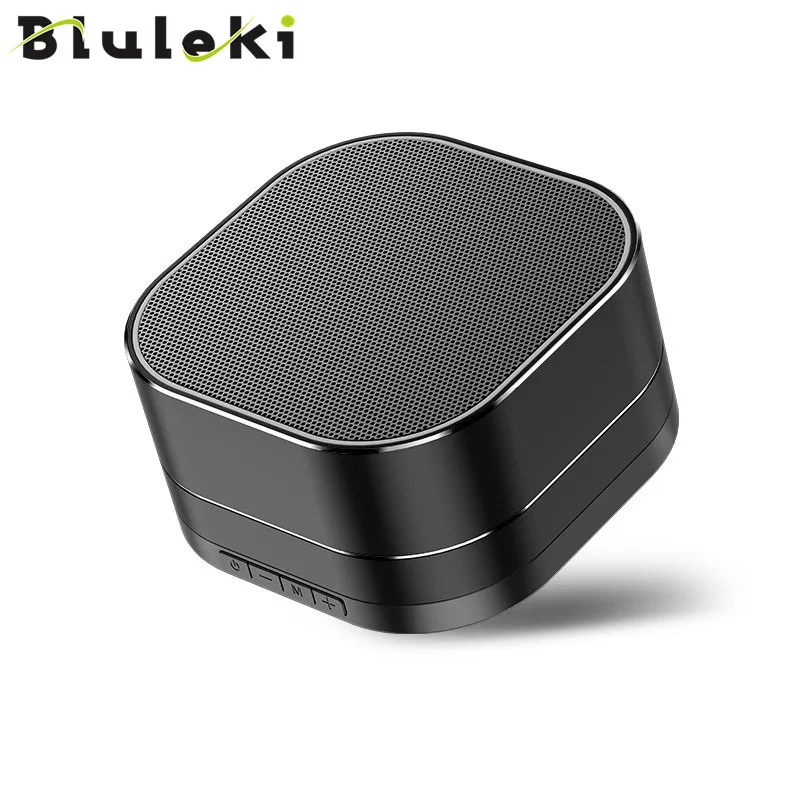 Bluleki металлический беспроводной Bluetooth динамик портативный мини размер сильный