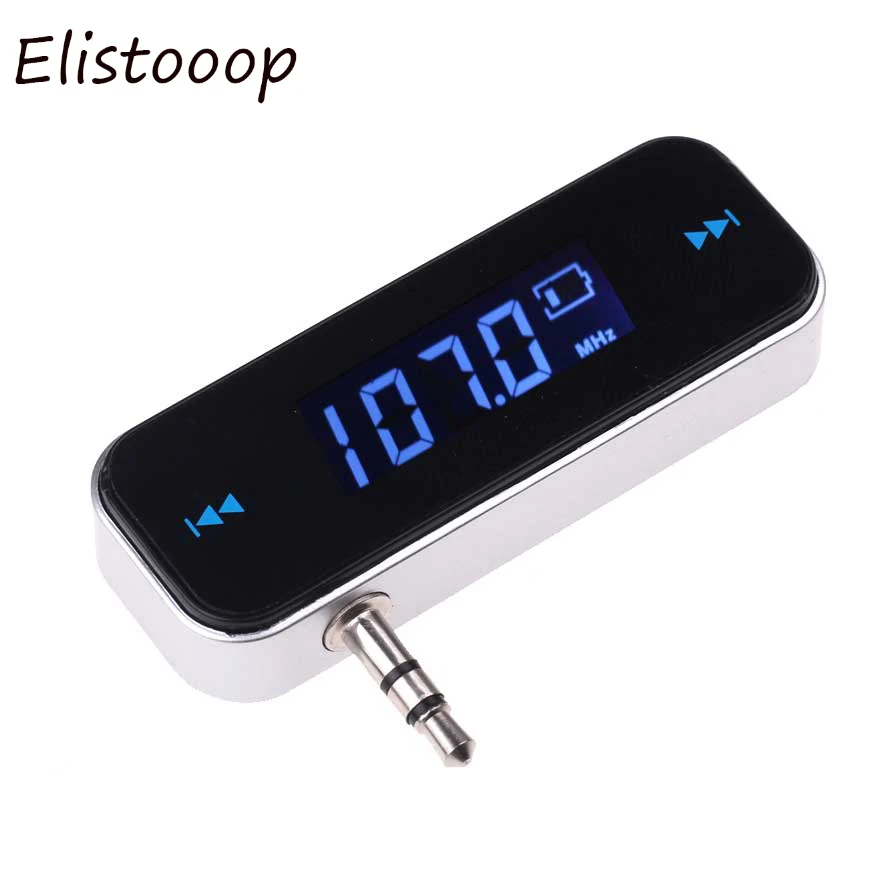 

3.5mm In-car Music Audio FM Transmitter Car Kit LCD Display Mini Wireless Transmitter For Android iPhone