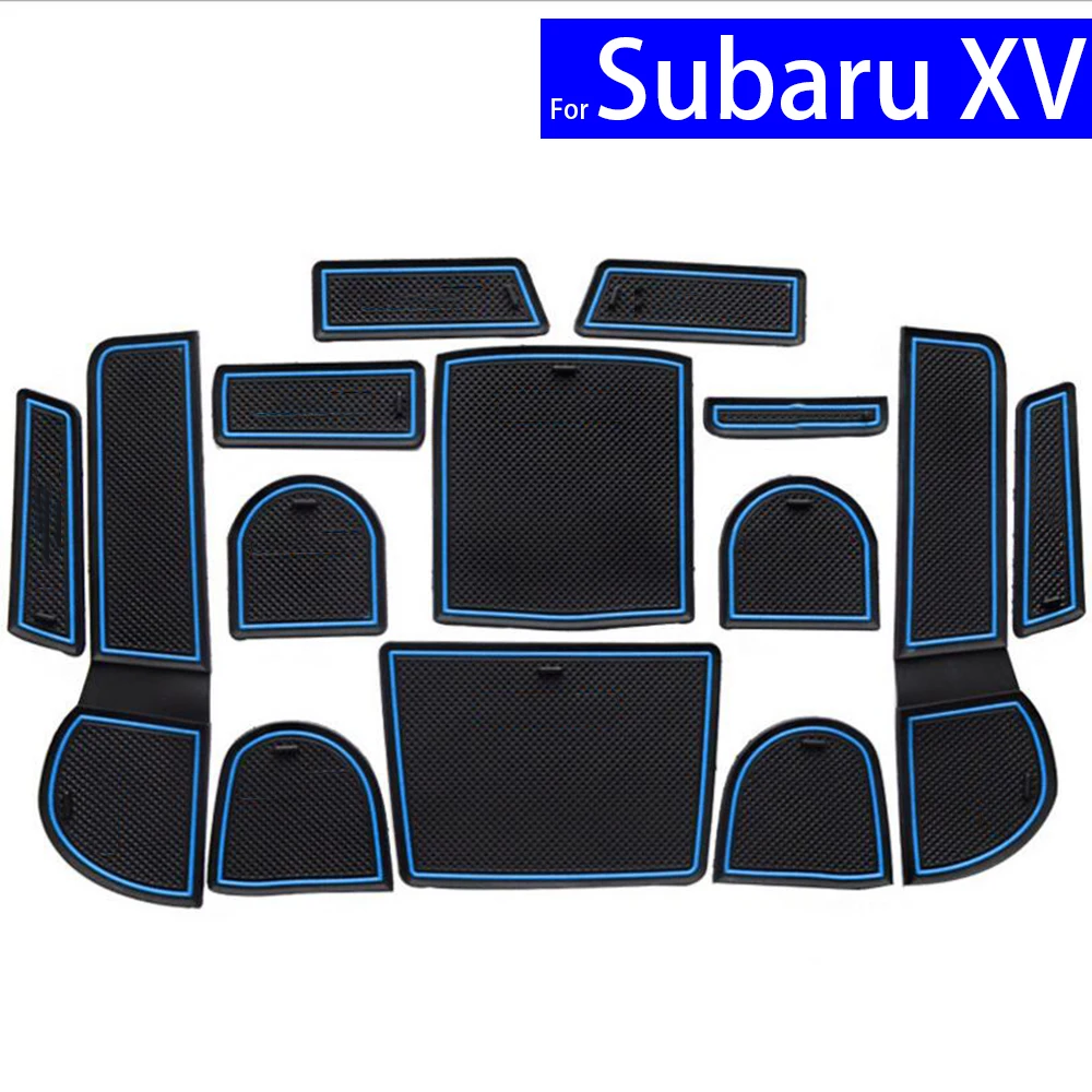 Противоскользящие коврики для дверей автомобиля Ковров подстаканников Subaru XV 2012