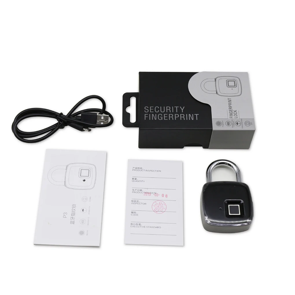 

Fingerprint Lock Access Control Reader Controller Waterproof Keyless Anti-theft Padlock Door Lock