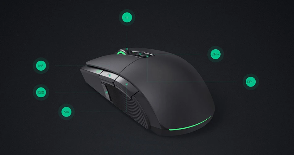 Оригинальная игровая мышь Xiaomi, проводная мышь, геймер, 2,4G, игровая мышь Mause, USB, проводная, двойной режим, 7200 dpi, Мыши для ПК, ноутбука, ноутбук для геймеров