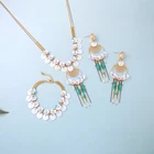 Корейские Этнические новые поступления, разноцветные стеклянные цветочные серьги для женщин, ручная работа, оптовая продажа, аксессуар для серег, подарок на свидание