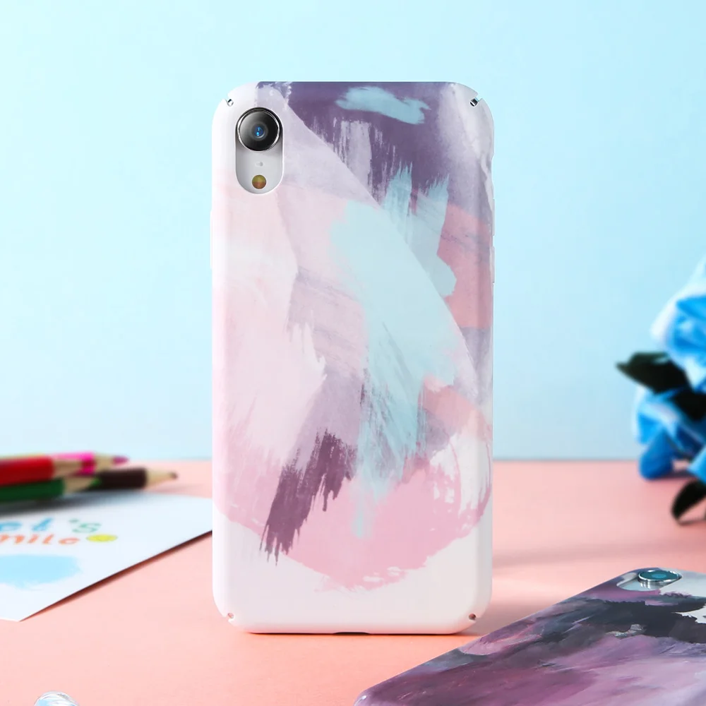 Case For iphone 7 XR X Xs Max 8 Graffiti Phone Cover 6S Plus XS Abstract Color Anti-knock |