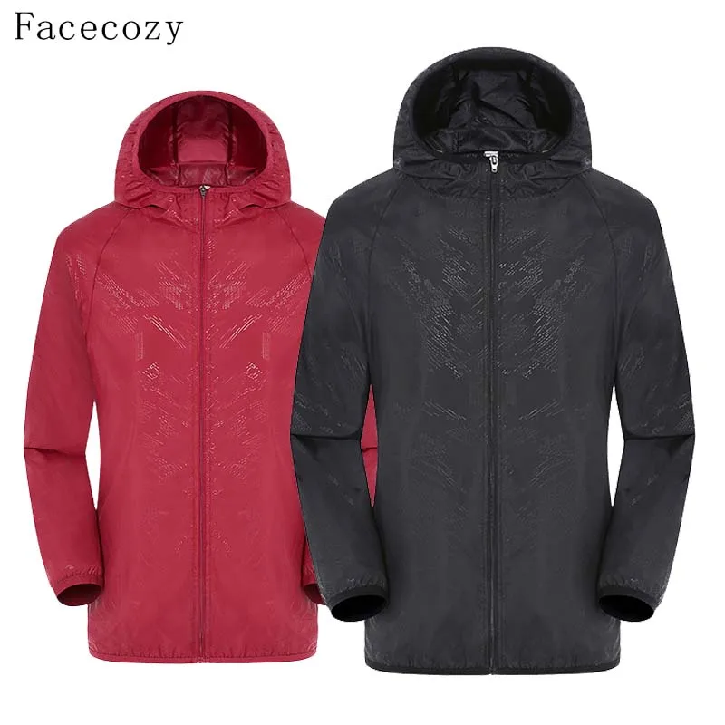 Facecozy любит летний открытый кемпинг куртка для женщин сплошной Быстросохнущий с