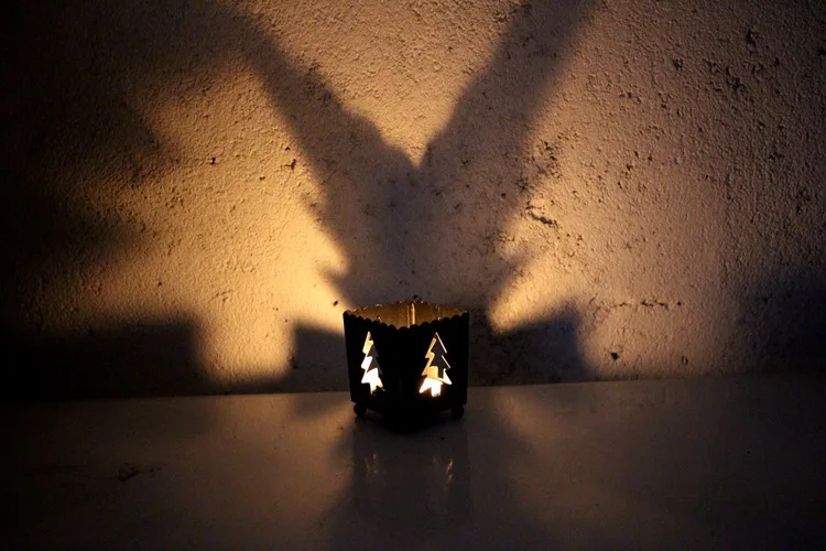 1 шт. винтажный Рождественский подсвечник романтический для дома украшения