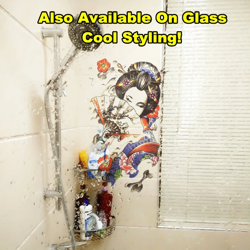 SHNAPIGN японская гейша Временные татуировки боди-арт флэш тату стикер s 21*15 см