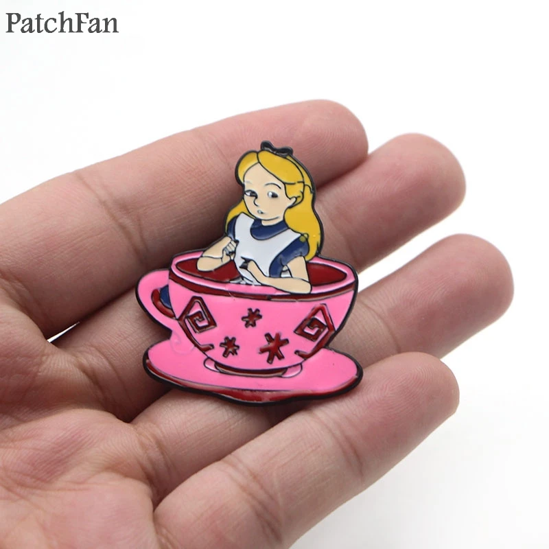A0474 Patchfan Милая модная популярная брошь на булавке для свитера, значки, Подарочные ювелирные изделия для мужчин, женщин, девочек, детей