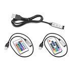 DC 5В USB светодиодный RGB Управление; Ipad Mini 3 клавиши Диммер24Key ИК-пульт дистанционного управления с17 клавиш RF Беспроводной пульт дистанционного управления с Управление для USB RGB светодиодный полосы