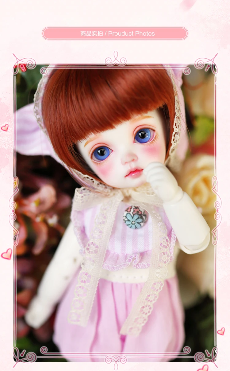 Бесплатная доставка кукла basics Miu 1/8 BJD/Модная Милая модель из полимерного диска