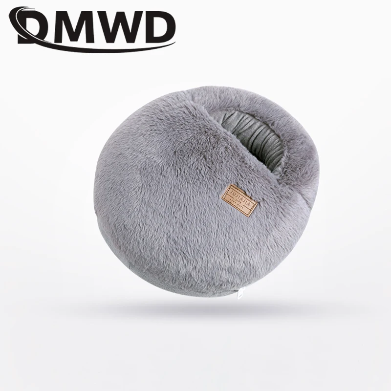 DMWD USB электрическая грелка для ног, грелки, тапочки, обувь, стул, мягкая теплая подушка, зимние ноги, термостат, нагреватель, одеяло, коврик