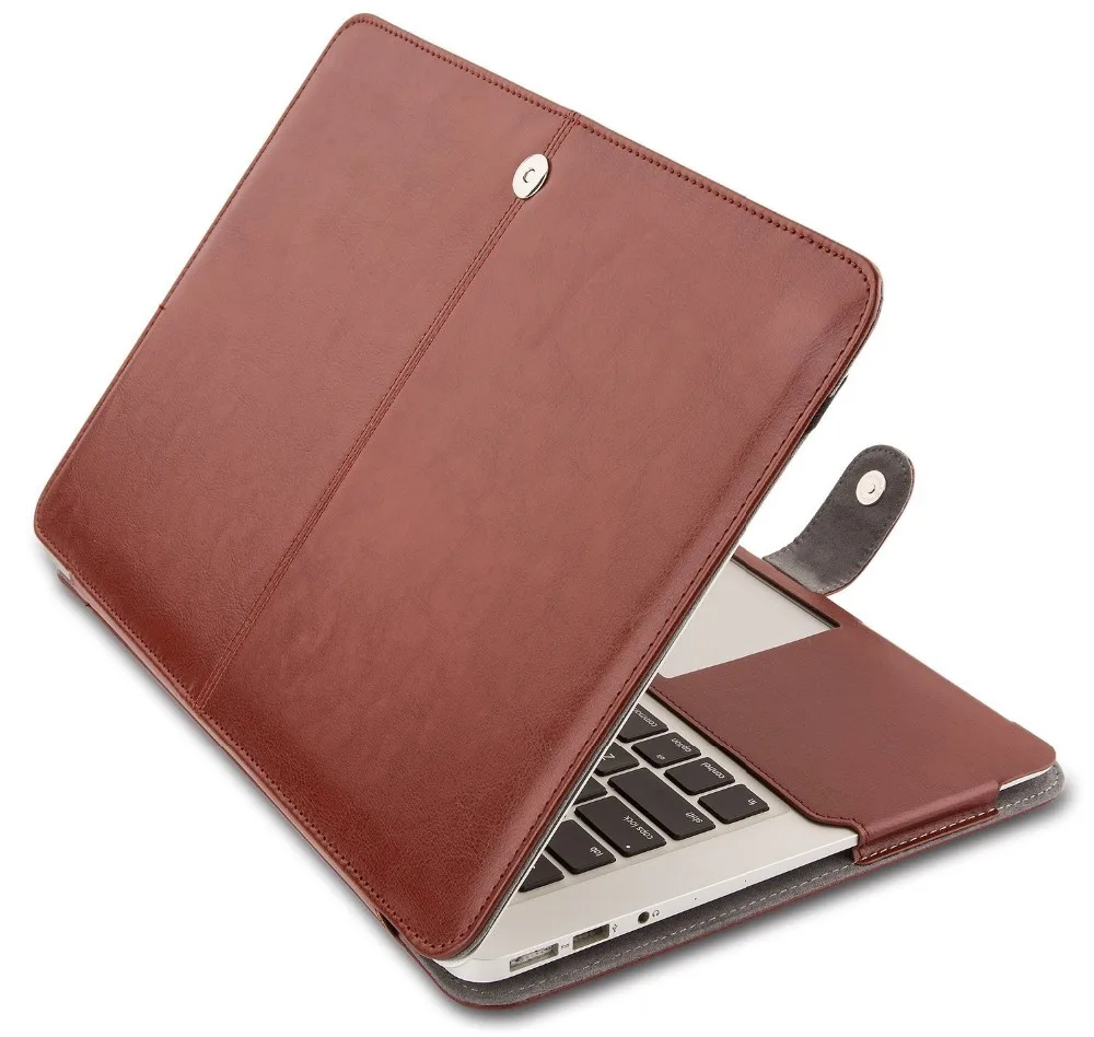 Чехол книжка из искусственной кожи с функцией подставки для MacBook Air 11 6 13 3/Pro 3 15 4 Pro