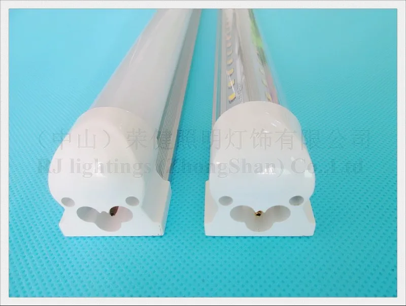 Компактная Встроенная двухрядная Светодиодная лампа V-образной формы T8 2400 мм 2 4 м