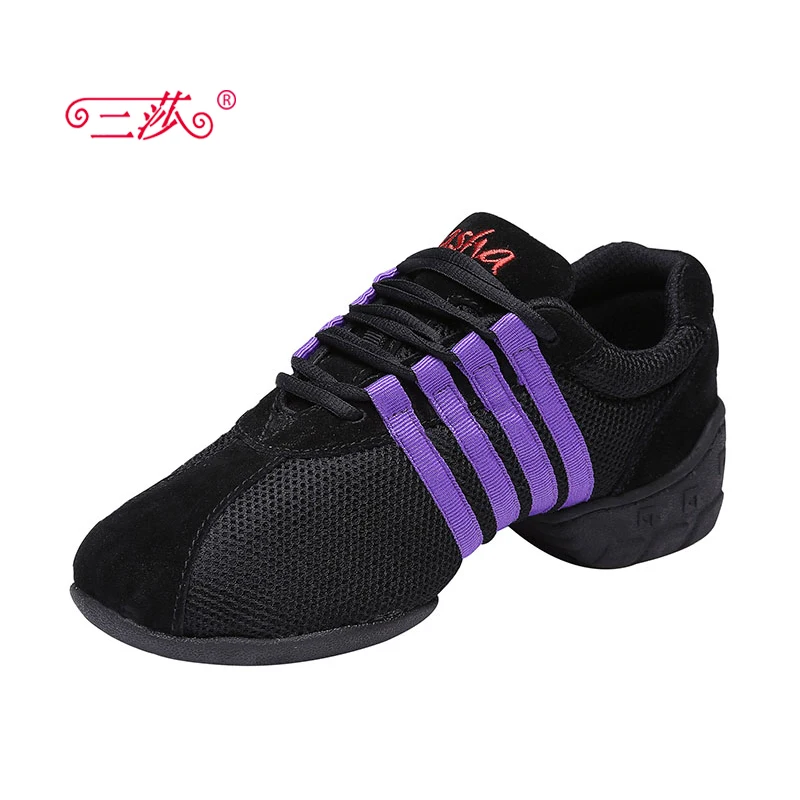 Саша женщин canvans Кожа Джаз по специальности в поп Танцы кроссовки Дамская обувь