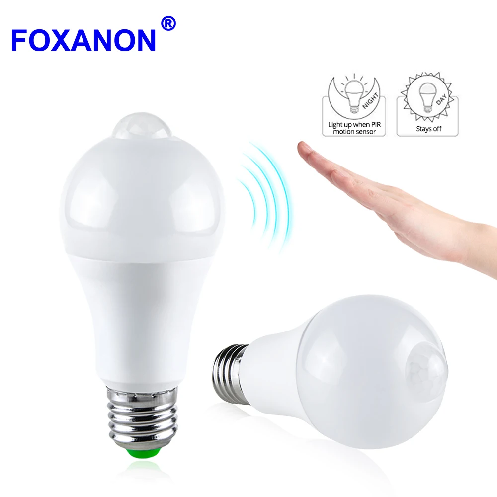 Ночной светильник Foxanon с датчиком движения автоматическая умная лампа радаром
