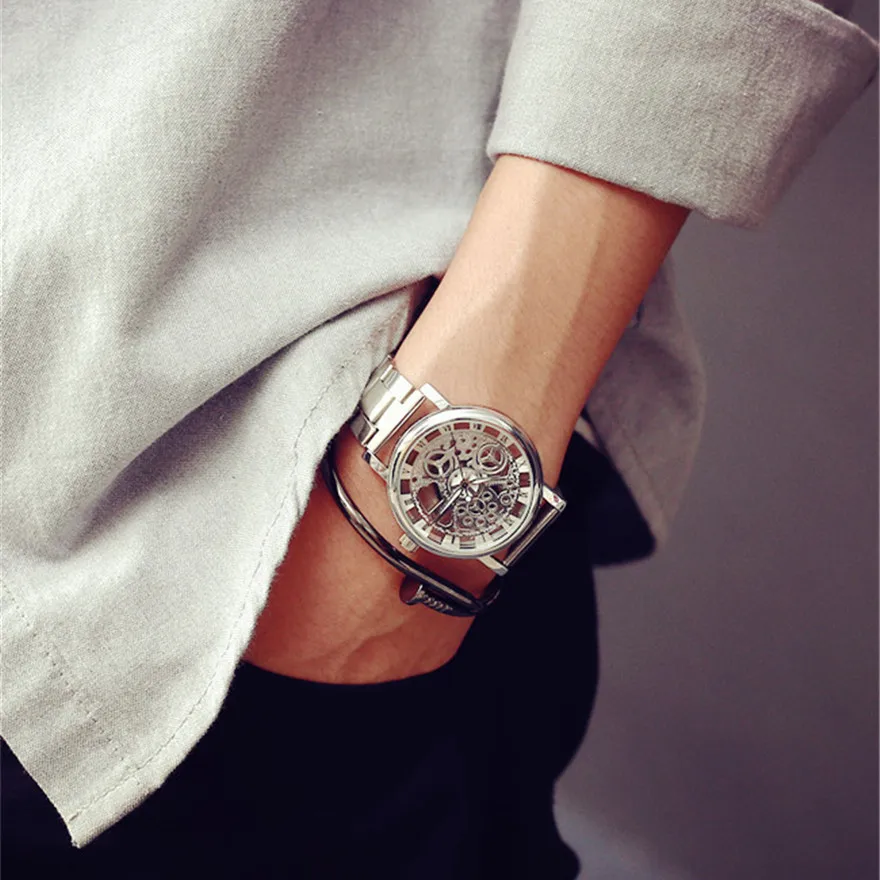 Часы мужские модные деловые кварцевые | Наручные часы