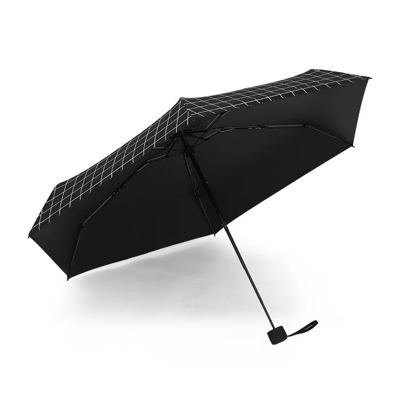 200 г маленький анти-УФ Водонепроницаемый модный портативный складной черно-белый