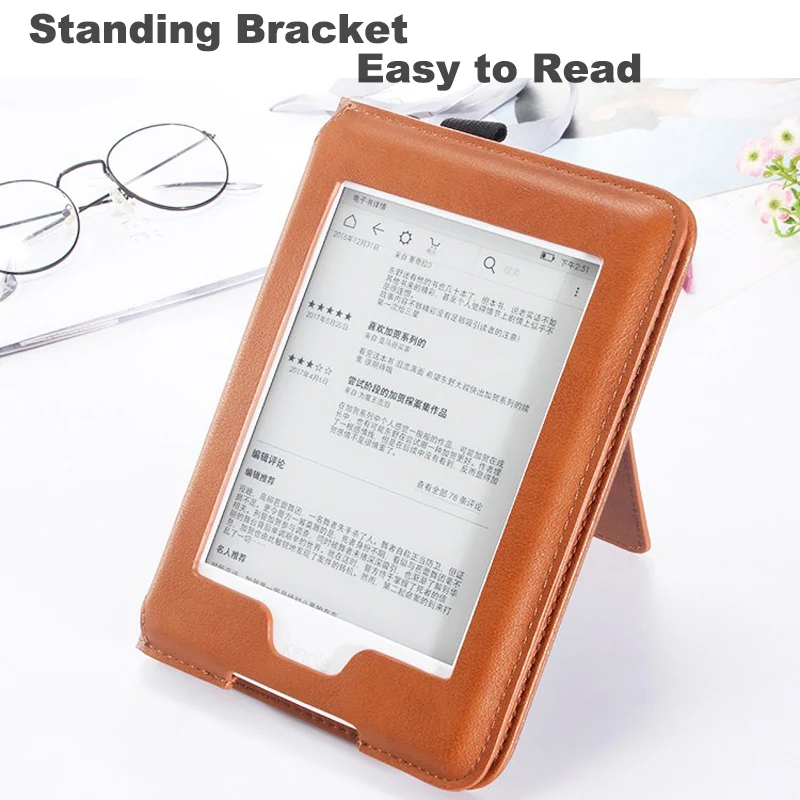 Чехол NINJA, многофункциональный чехол для Funda Kindle Paperwhite 4(10th Generation- Release), Портативная подставка из искусственной кожи