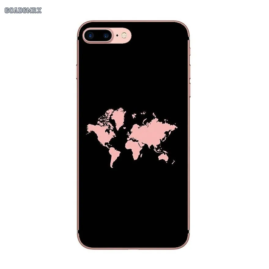 image 8 Для samsung Galaxy A10 A30 A40 A50 A60 A70 A6 A8 A9 плюс A6S A9S A8 A9 Star Lite карта мира путешествия планы мягкие ТПУ чехлы из ТПУ - Цвет: image 8