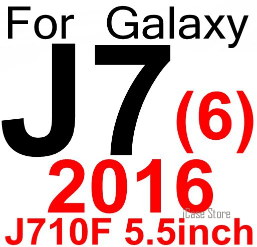 J710 J7 2016 HD закаленное Стекло для Samsung Galaxy A3 A5 A7 A300 A510 A310 S5 S6 J5 J7 j510 j710 Экран защитная пленка sklo защитное стекло на мобильный телефон - Цвет: J710 J7 2016