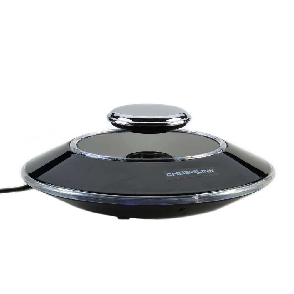 8-LED Superior Maglev Levitation floating Auto Rotating Display Stand Showcase - Black | Украшения и аксессуары