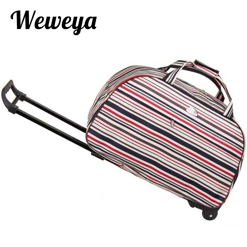 Новинка водонепроницаемая сумка Weweya для багажа на колесиках плотный стильный