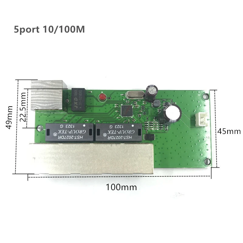 Новинка от производителя 8-портовый гигабитный коммутатор настольный RJ45 Ethernet 10/100