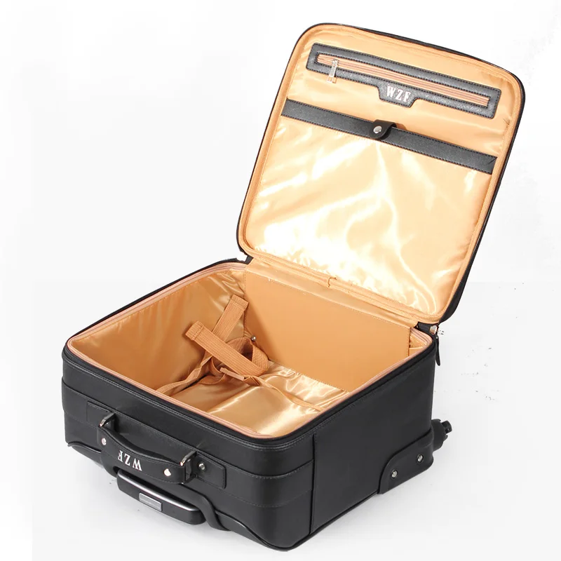 16 ''Для женщин Карамельный цвет вести дамы Spinner Дорожный чемодан маленький