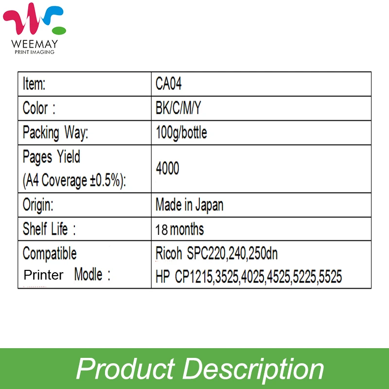 1 шт. * 100 г/бутылка совместимый с Ricoh Aficio SP C240DN SPC 220DN тонер порошок|toner powder|powder tonertoner