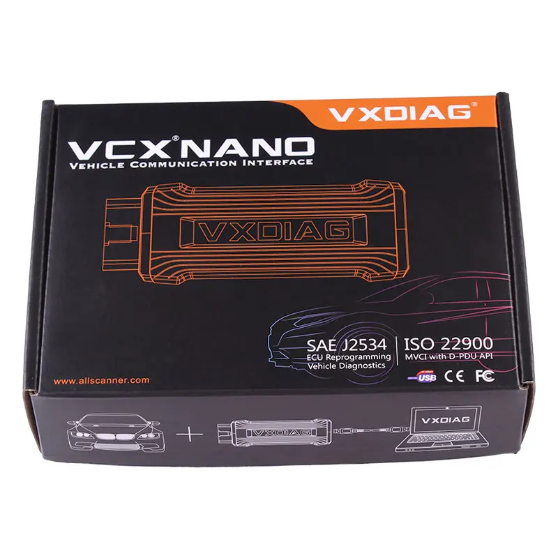 Vxdiag VCX Nano для TOYOTA ТИС Techstream v10.10.018 Совместимость с SAE J2534 vxdiag Toyota сканирования