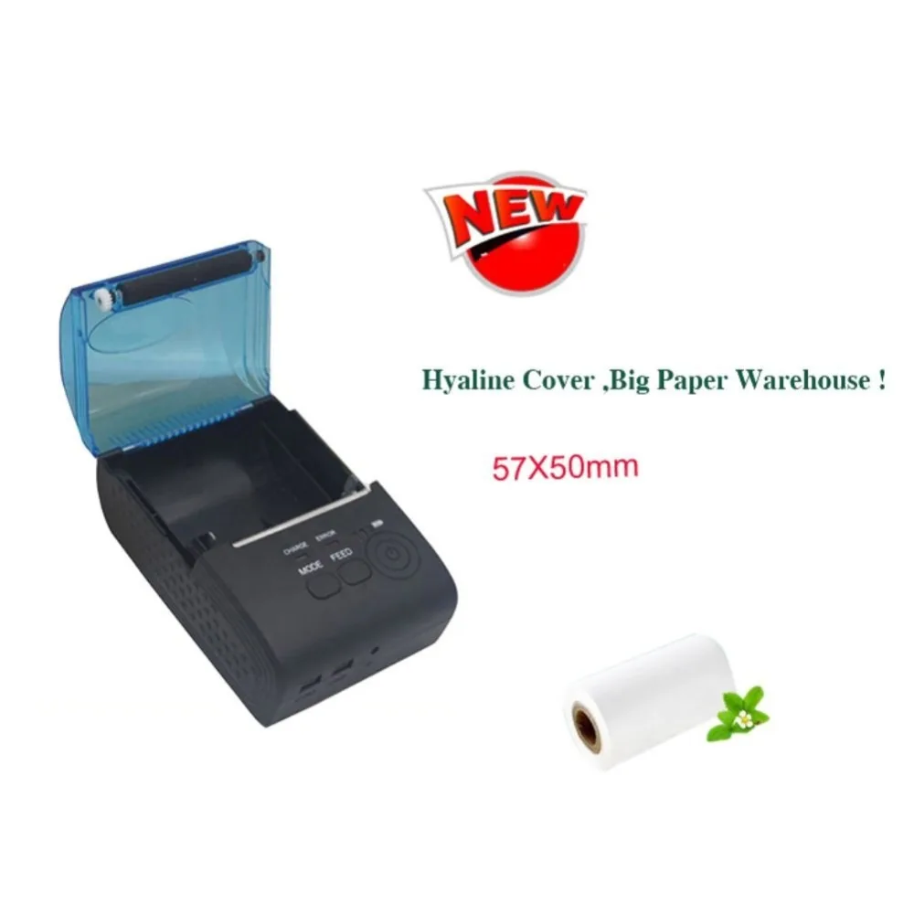 Portable Thermal Receipt Printer Mini Wireless Bluetooth for iOS and Android 58mm USB With AU Plug | Компьютеры и офис