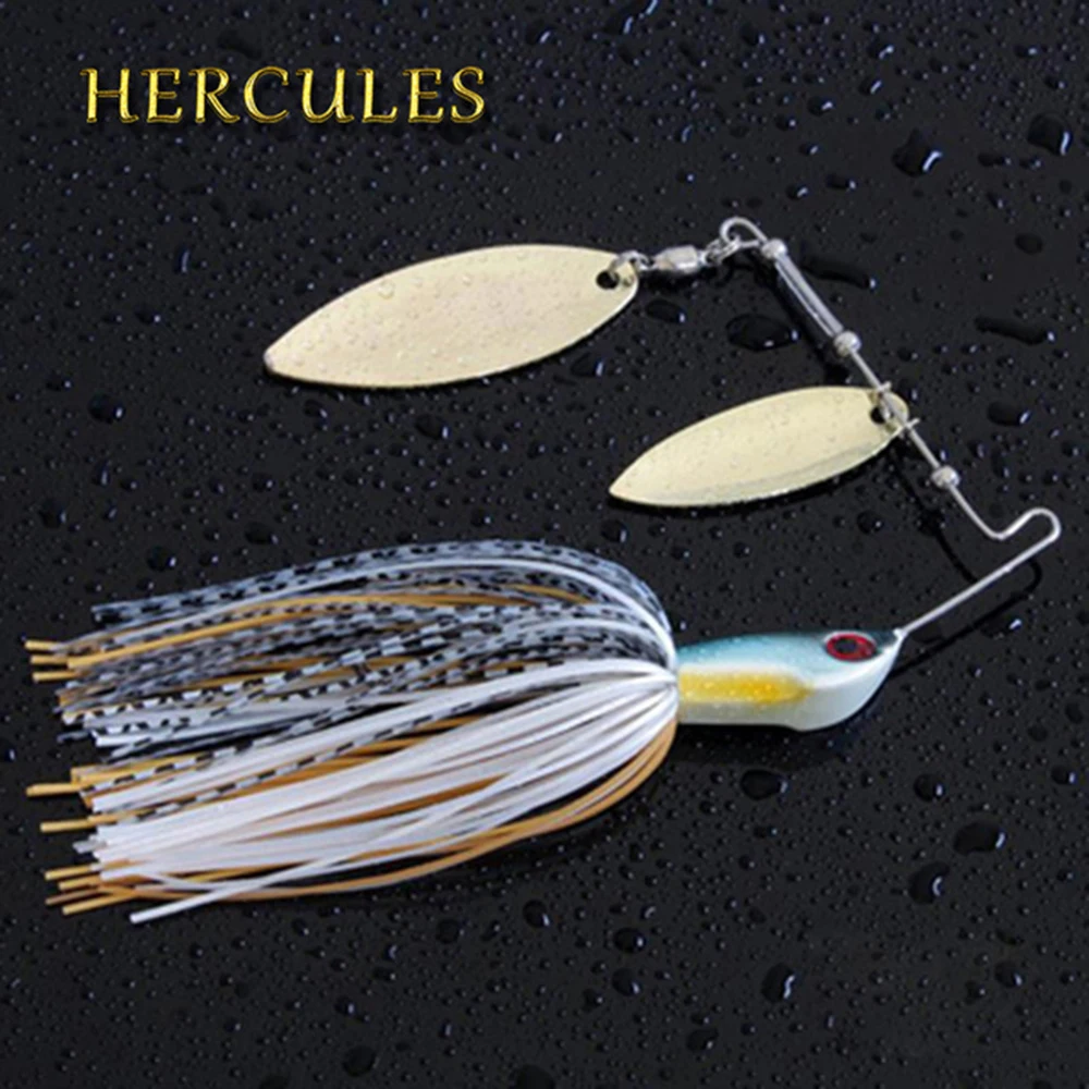 Геркулес рыболовные приманки 3/8 унций Баззбейт Minnow Spinnerbait Искусственный