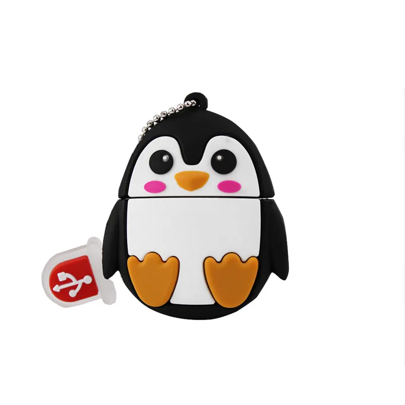 2ydream USB 2,0 новые игрушки мультфильм USB флеш-накопитель 4 ГБ 8 ГБ 16 ГБ 32 ГБ 64 ГБ флэш-накопитель флешки USB Диск флеш-накопитель - Цвет: Penguin